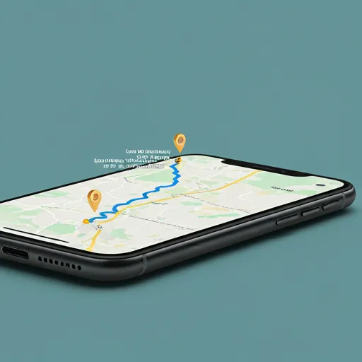 High-fidelity navigation mockup
